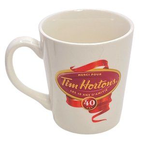 Tim Hortons 40th Anniversary Mug - 2004 Limited Edition Coffee Cup #004